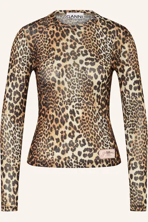 Ganni Longsleeve aus Mesh
