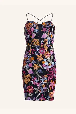 Unique Kleid MULTI SEQUINS COCKTAIL DRESS