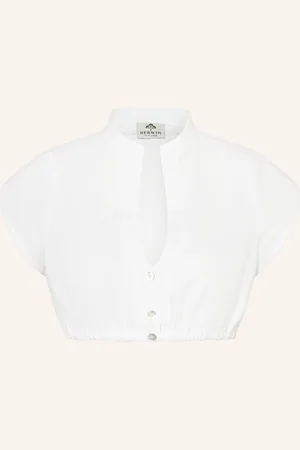 BERWIN & WOLFF Dirndlbluse mit Leinen