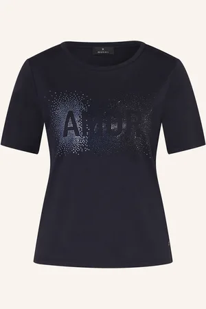 monari T-Shirt mit Schmucksteinen