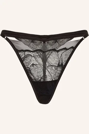 Calvin Klein String CK BLACK FLORAL LACE