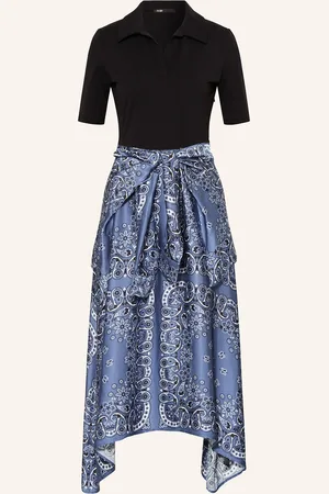 Maje Kleid im Materialmix