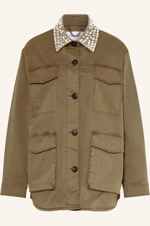 Blonde No.8 Fieldjacket mit Schmuckperlen