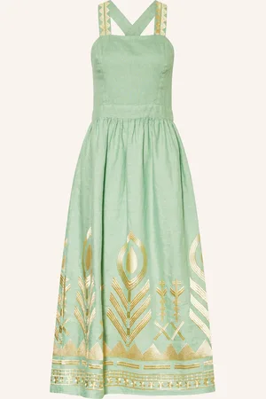 Greek Archaic Kori Kleid FEATHER aus Leinen