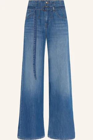 7 for all Mankind Wide Leg Jeans mit Leinen