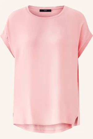Oui Blusenshirt im Materialmix