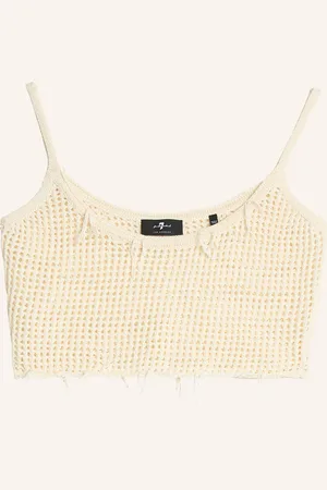 7 for all Mankind CROPPED TANK Top