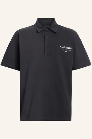 AllSaints Piqué-Poloshirt UNDERGROUND Relaxed Fit