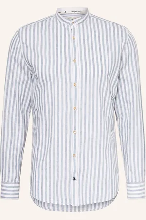 Colours & Sons Hemd Slim Fit mit Leinen