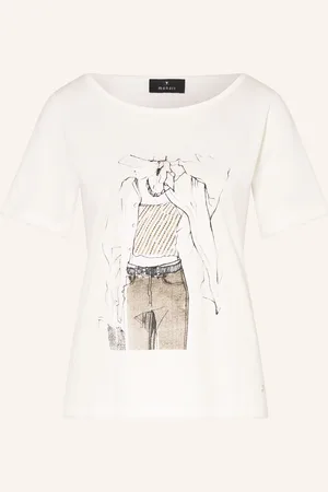 monari T-Shirt mit Schmucksteinen