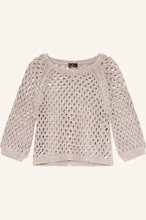 monari Pullover mit 3/4-Arm und Pailletten