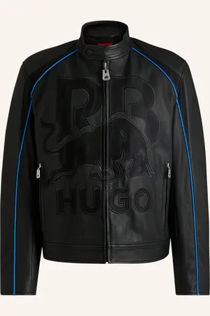 HUGO BOSS Lederjacke LOMAKI_RB Slim Fit