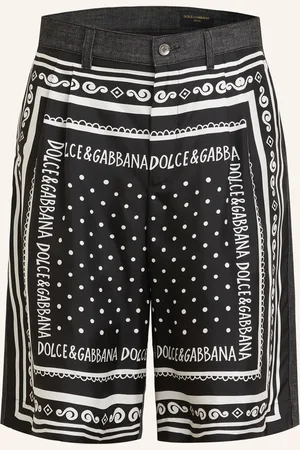 Dolce & Gabbana Shorts im Materialmix