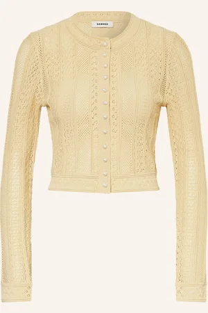 Sandro Strickjacke mit Glitzergarn