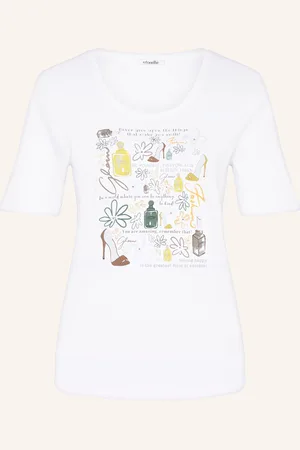 Efixelle T-Shirt mit Schmucksteinen