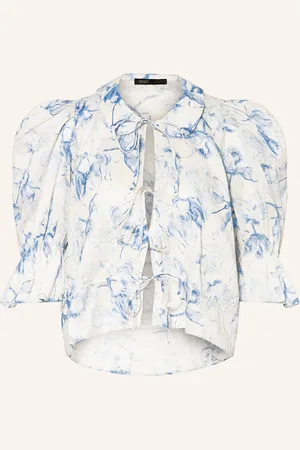 Maje Bluse mit Leinen