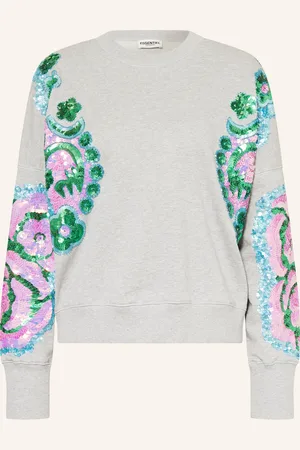 Essentiel Antwerp Sweatshirt HECRAZY mit Pailletten