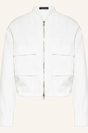 Luisa Cerano Blouson mit Leinen