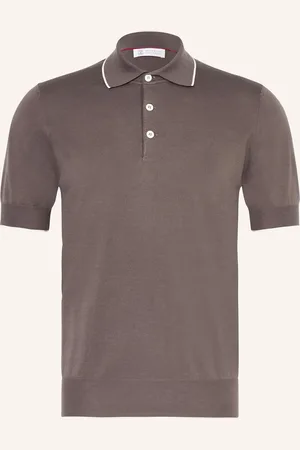 Brunello Cucinelli Strick-Poloshirt