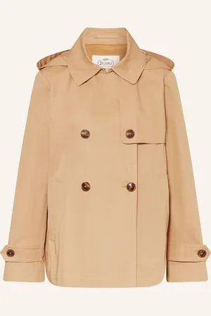 HERNO Trenchcoat mit abnehmbarer Kapuze