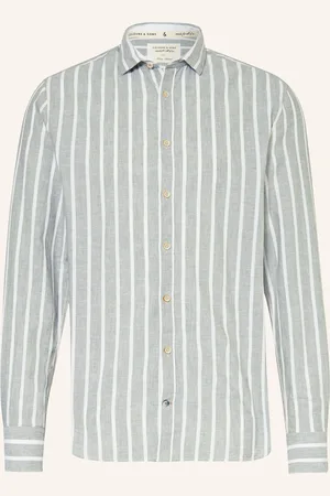 Colours & Sons Hemd Regular Fit mit Leinen