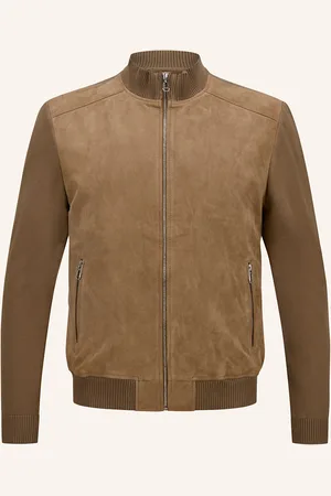 Milestone Lederjacke MSTRISTAN im Materialmix
