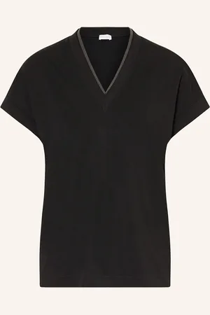 Brunello Cucinelli T-Shirt mit Schmucksteinbesatz