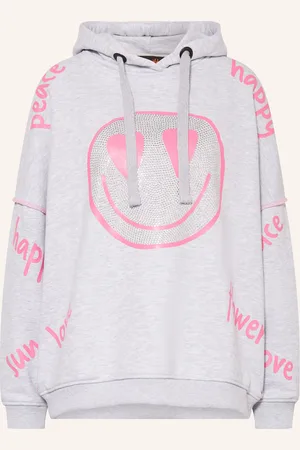 miss goodlife Hoodie mit Schmucksteinen
