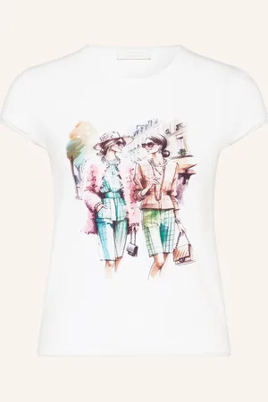 Rich & Royal T-Shirt mit Schmucksteinen