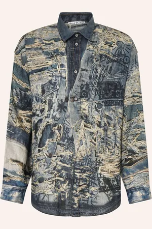 Acne Studios Leinenhemd Comfort Fit