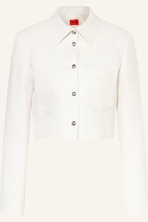 HUGO BOSS Kastenjacke ANOUKA mit Glitzergarn