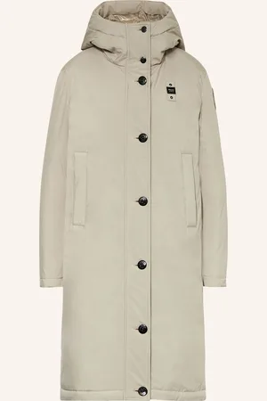 Blauer Daunenmantel CARMEN