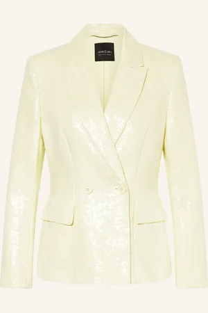 Marc Cain Blazer mit Leinen und Pailletten