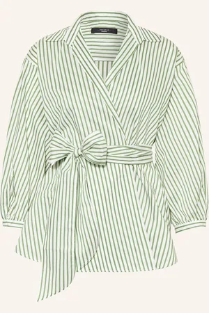Max Mara Bluse CECI in Wickeloptik mit 3/4-Arm
