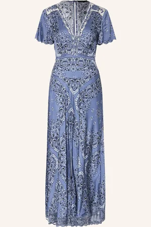 Maje Satinkleid mit Cut-out