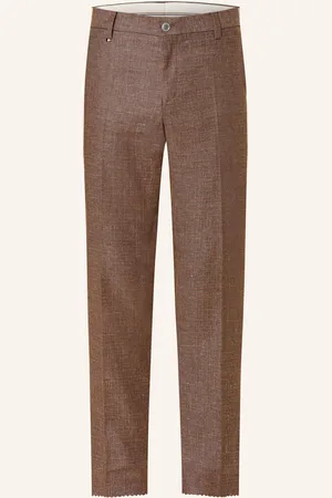 HUGO BOSS Anzughose GENIUS Slim Fit mit Leinen
