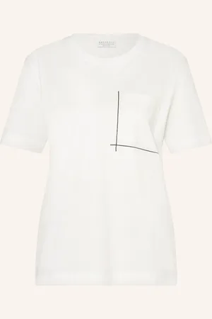 Brunello Cucinelli T-Shirt mit Schmucksteinen