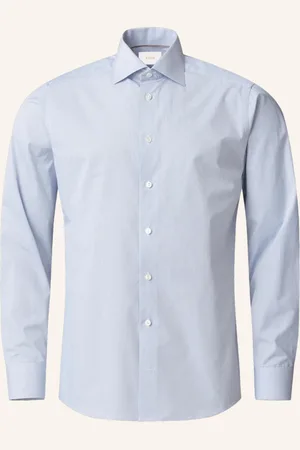 Eton Hemd Baumwolle Piqué Gestreift Slim Fit