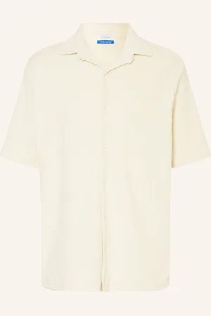 OFF-WHITE Resorthemd Comfort Fit aus Frottee