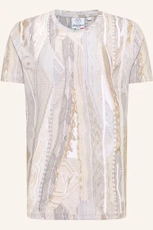 Carlo Colucci T-Shirt mit Knitprint EGON