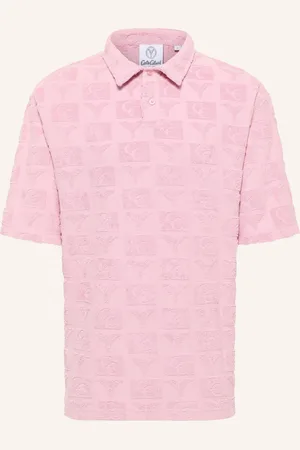 Carlo Colucci Oversize Poloshirt mit Frotteeinsätzen ECHNER