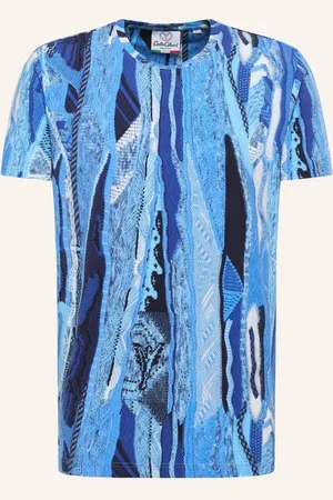 Carlo Colucci T-Shirt mit Knitprint EGON