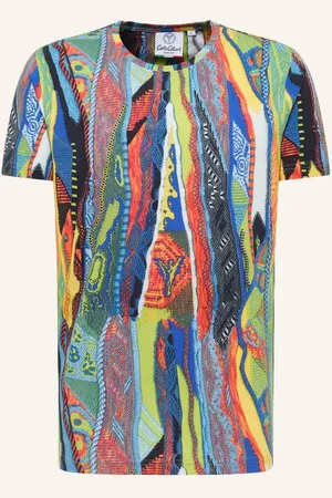 Carlo Colucci T-Shirt mit Knitprint EGON