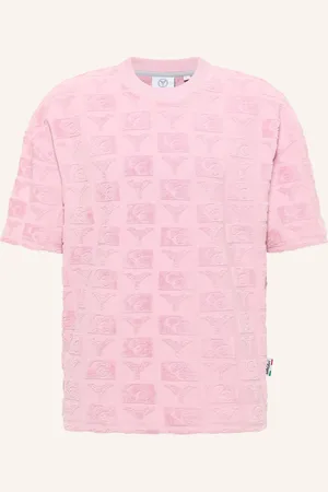 Carlo Colucci Oversize T-Shirt mit Frotteeinsätzen EBNICHER