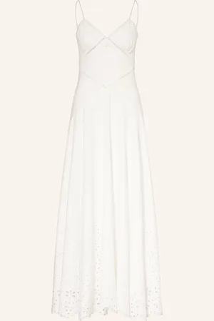 Self-Portrait Kleid aus Lochspitze mit Cut-out