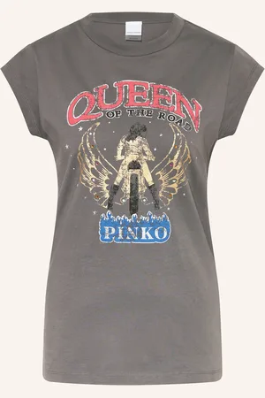 Pinko T-Shirt mit Schmucksteinen