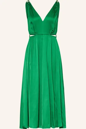 Maje Satinkleid mit Cut-outs