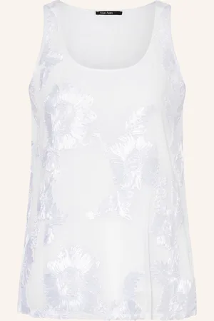 Marc Aurel Blusentop aus Mesh