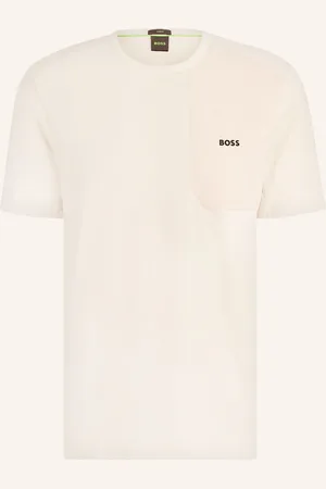HUGO BOSS T-Shirt PKT GLAMPING im Materialmix