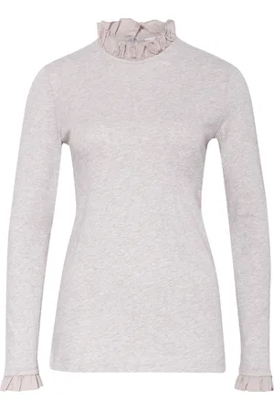 Rich & Royal Longsleeve im Materialmix